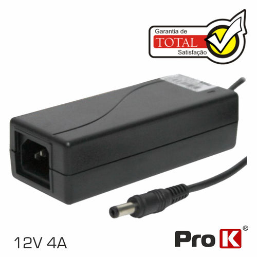 Alimentador Switching 12V 4A P/Lcd Prok - Tauu.pt