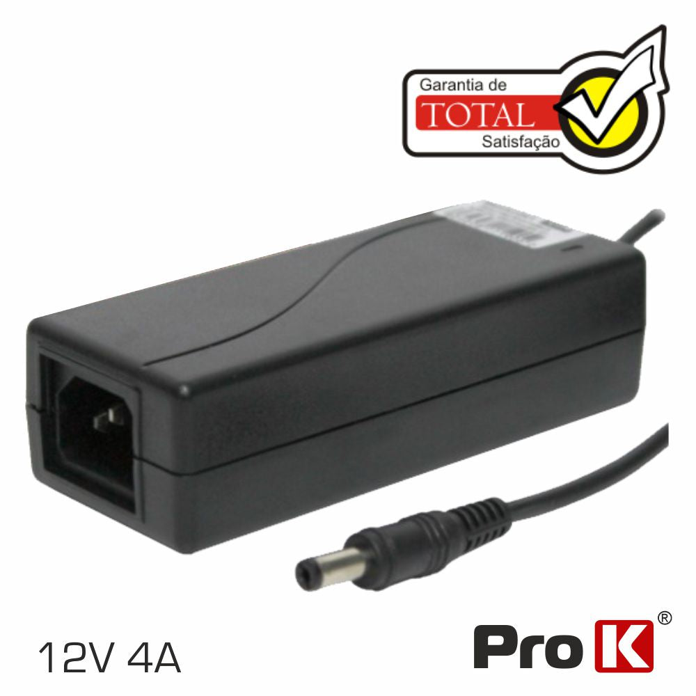 Alimentador Switching 12V 4A P/Lcd Prok - Tauu.pt