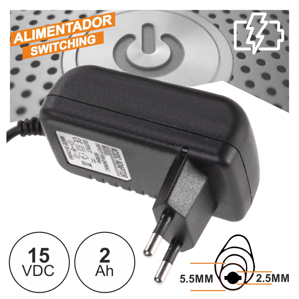 Alimentador Switching 15V 2A - Tauu,pt