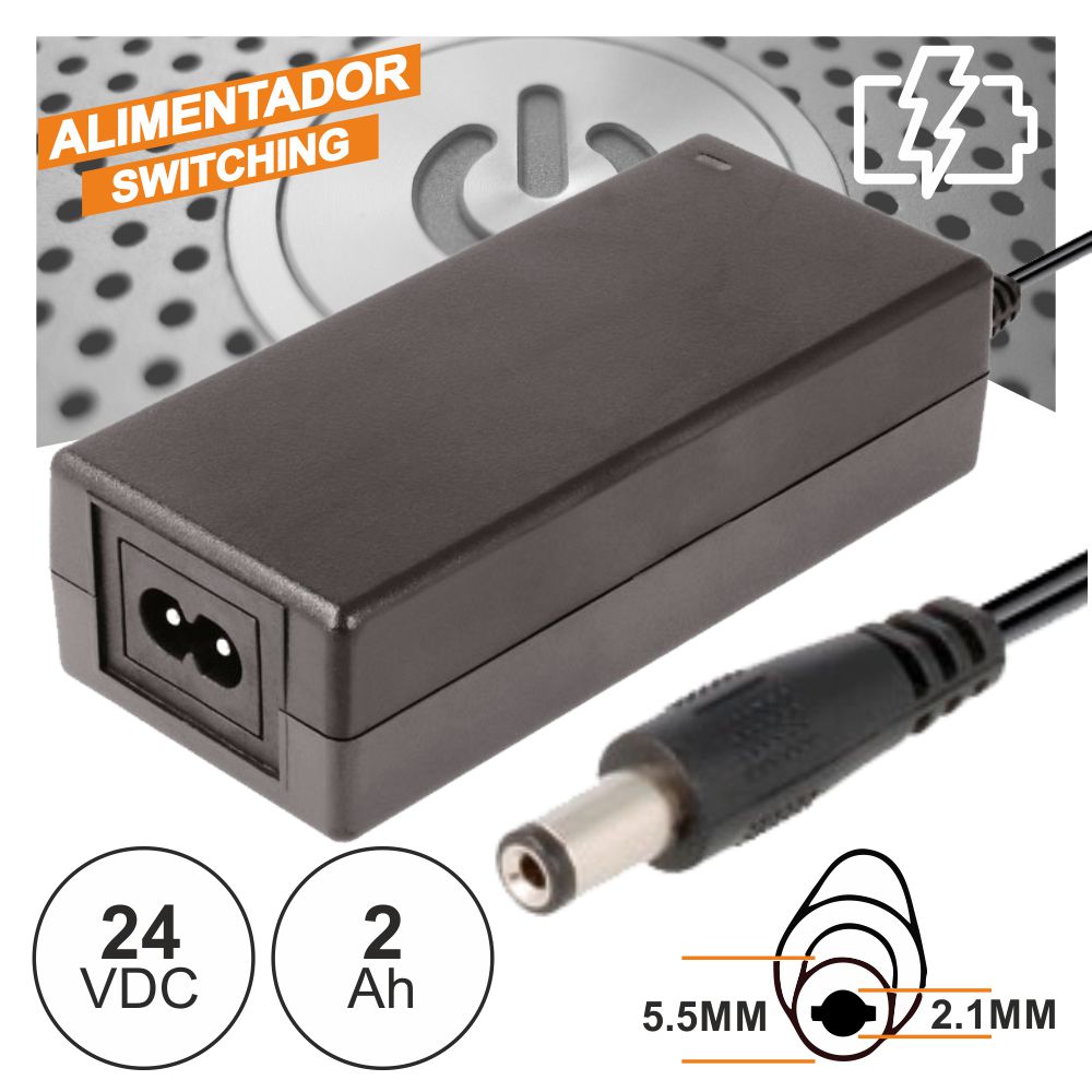 Alimentador Switching 24V 2A - Tauu.pt