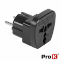 Ficha Adaptadora Viagem Universal Preto Prok - Tauu,pt