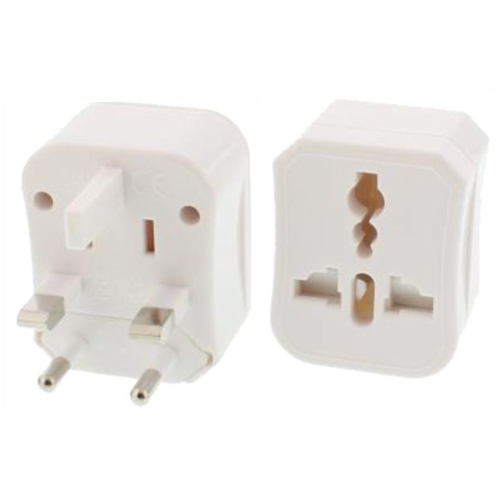 Ficha Adaptadora Viagem Universal Branco - Tauu.pt