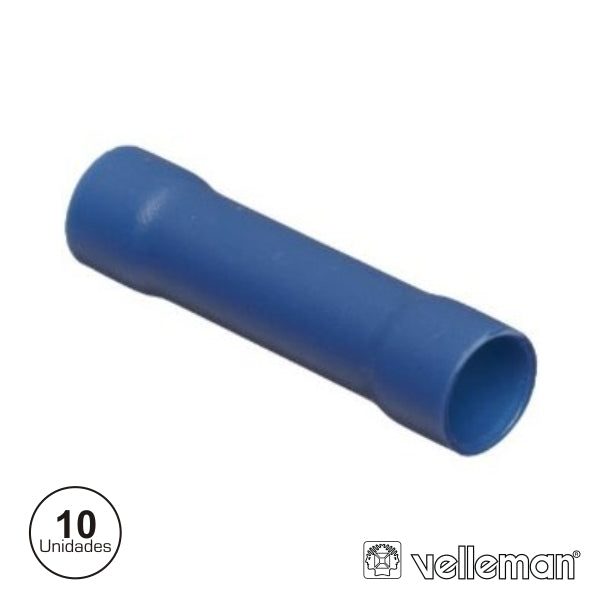 Terminal Redondo Isolado 10X Azul Velleman - Tauu.pt