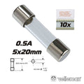 Fusível 5X20 Fusão Rápida 0.5A (10X) Velleman - Tauu.pt