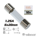 Fusível 5X20 Fusão Rápida 1.25A (10X) Velleman - Tauu.pt