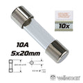 Fusível 5X20 Fusão Rápida 10A (10X) Velleman - Tauu.pt