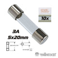 Fusível 5X20 Fusão Rápida 3,15A (10X) Velleman - Tauu,pt