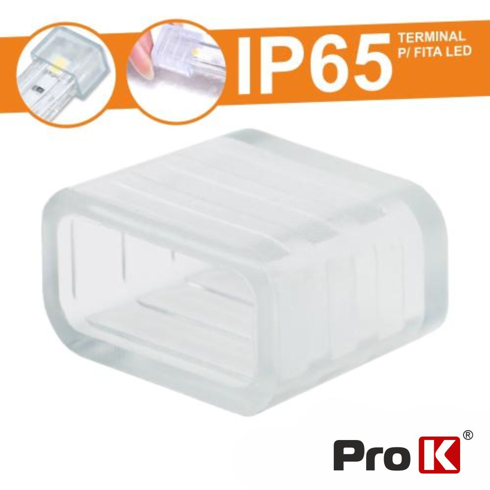 Terminal Borracha P/ Fita Leds Ip65 Prok - Tauu,pt