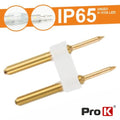 União Plástico P/ Fita Leds 2P Monocor Ip65 Prok - Tauu,pt
