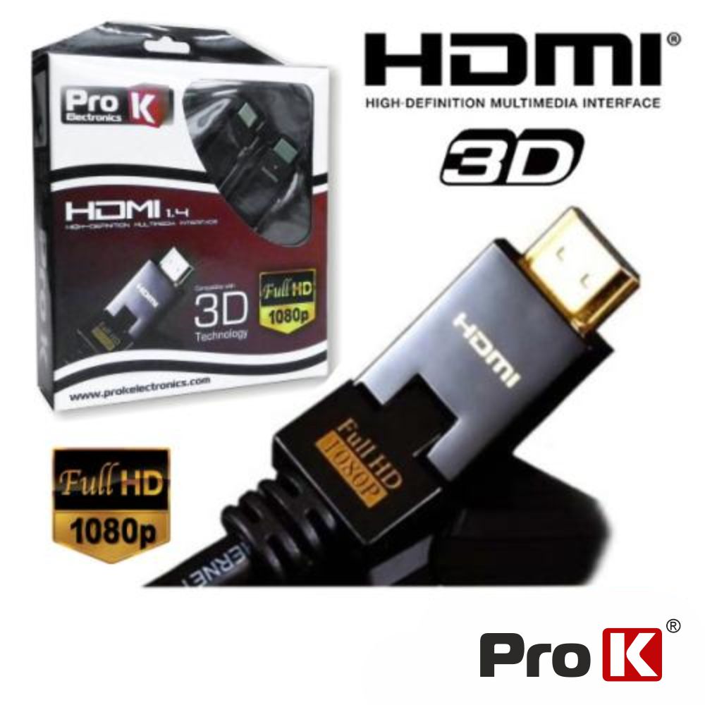 Cabo Pro Hdmi 1,4 Digital Nylon Filtro 5M Prok - Tauu,pt