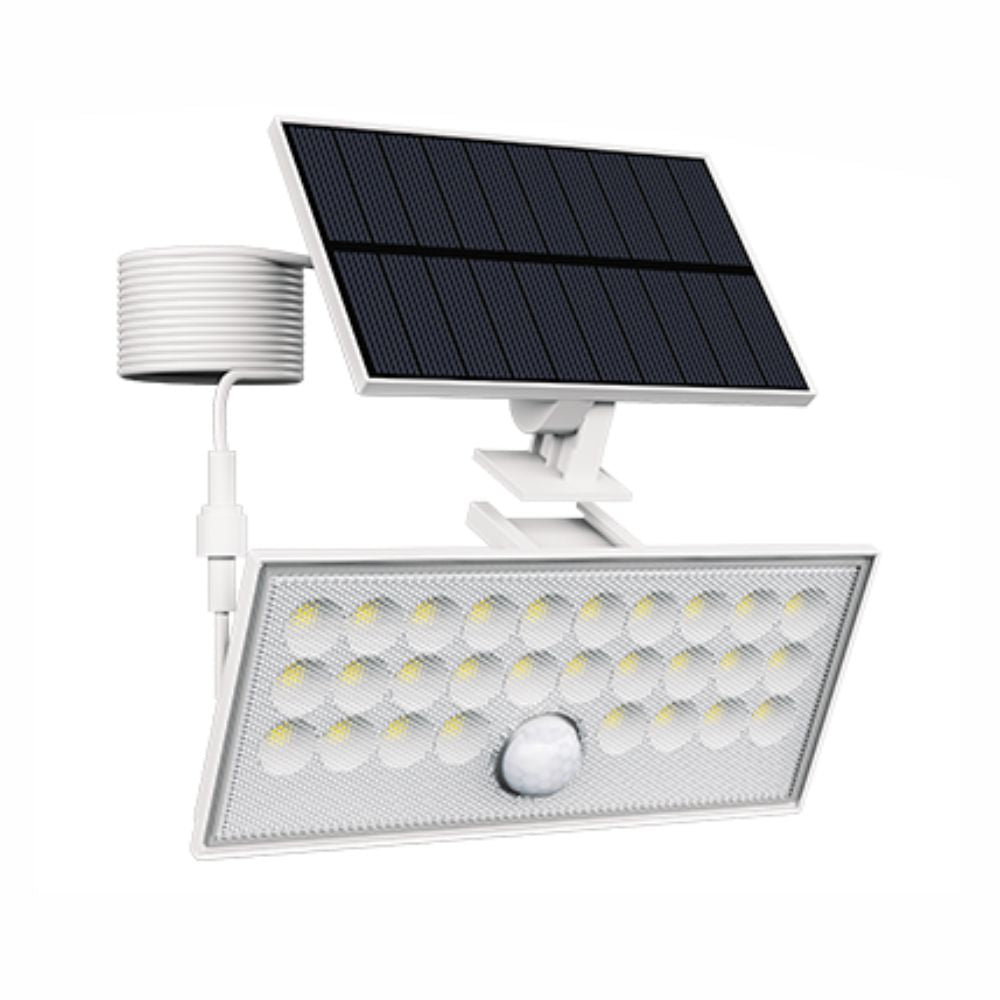 Kit Foco Led C/ Painel Solar 60W 6500K 1708Lm - Tauu,pt
