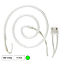 Lâmpada Tubular 180-800V Néon Espiral Verde - Tauu,pt