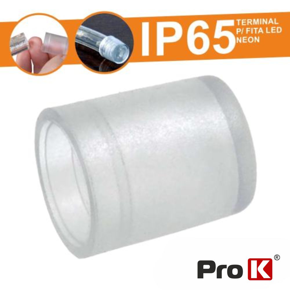 Terminal Borracha P/ Fita Leds Neon Ip65 Prok - Tauu,pt