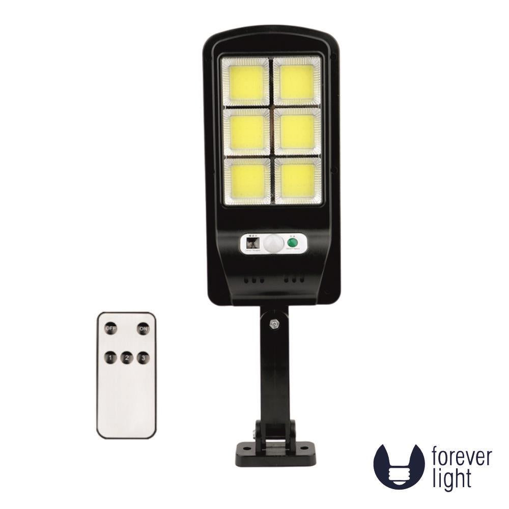 Candeeiro Exterior Led 10W 800Lm 6000K C/ Pir/Painel Solar - Tauu.pt