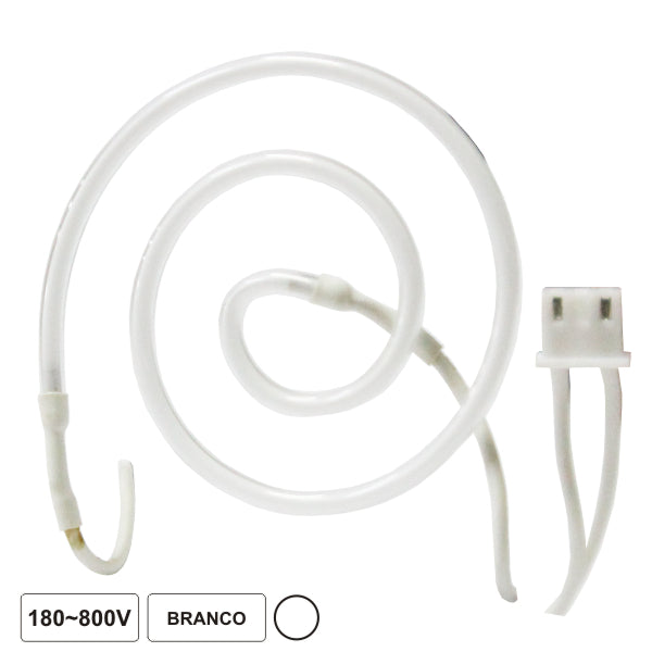 Lâmpada Tubular 180-800V Néon Espiral Branco - Tauu,pt