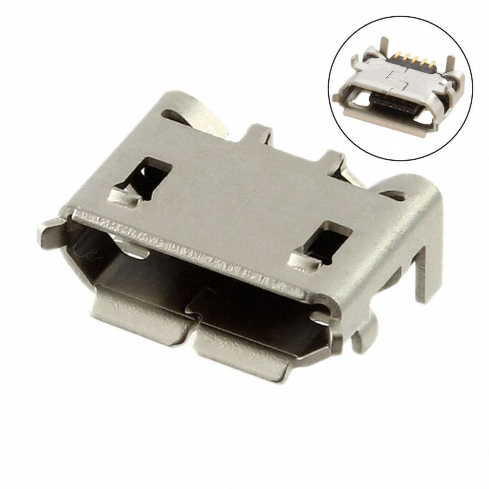 Ficha Micro-Usb 2.0 Fêmea 90° P/ Pcb - Tauu.pt