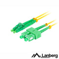 Cabo Fibra Óptica Monomodo Duplex Sc/Apc-Lc/Apc 1M Lanberg - Tauu.pt