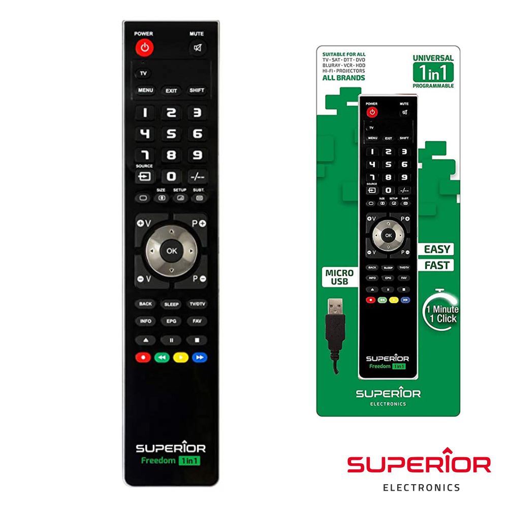 Comando Tv Programável Freedom C/ Usb - Tauu.pt