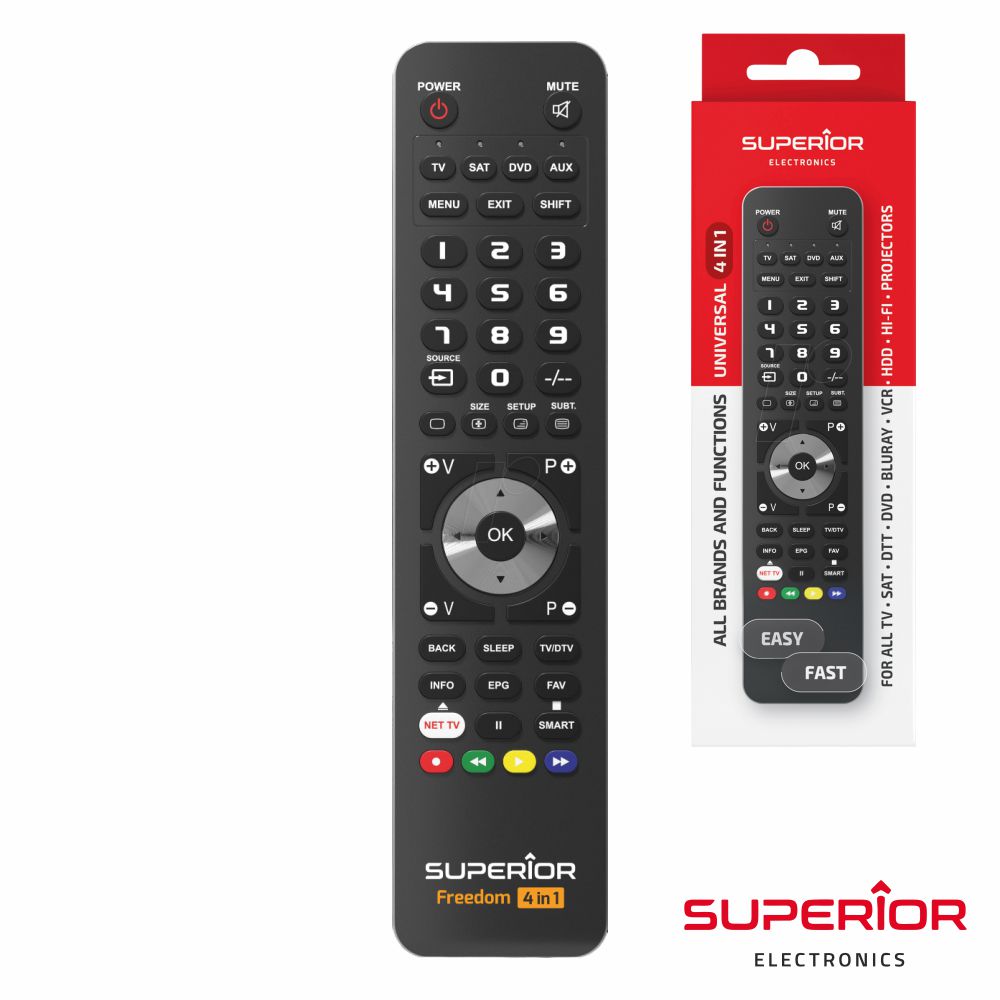 Comando Tv Programável Freedom C/ Usb - Tauu,pt