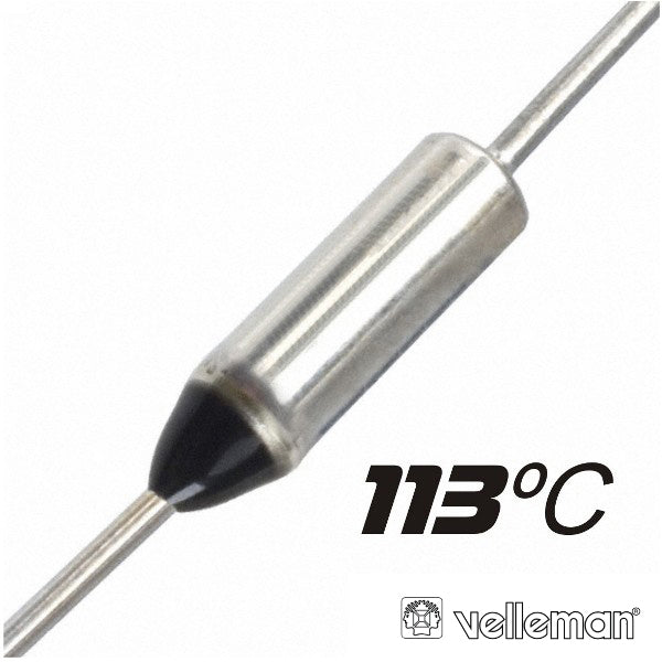 Fusível Térmico 113°C 250V Velleman - Tauu,pt
