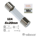 Fusível 5X20 Fusão Lenta 12A (10X) Velleman - Tauu.pt