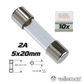 Fusível 5X20 Fusão Lenta 2A (10X) Velleman - Tauu.pt