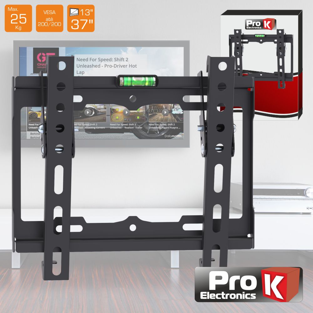 Suporte Lcd/Led 13/37" Vesa 200/200 25Kg Prok - Tauu.pt
