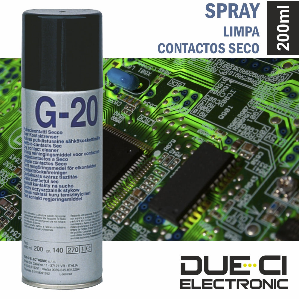 Spray De 200Ml Limpa Contactos Seco Due-Ci - Tauu.pt