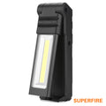 Lanterna De Trabalho C/ Íman E Gancho 5W+7W Ip44 Superfire - Tauu,pt