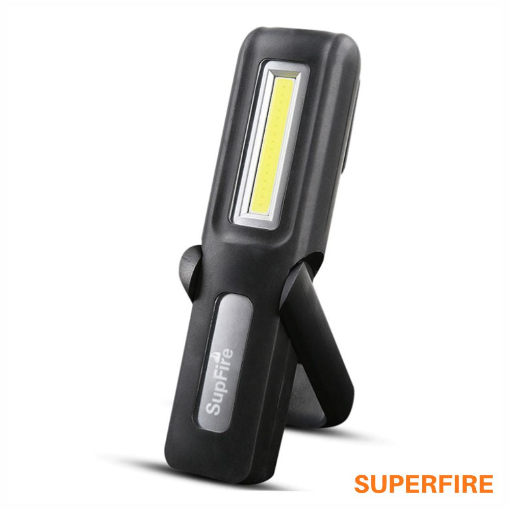 Lanterna De Trabalho C/ Íman E Gancho 3Wled+3Wcob Superfire - Tauu,pt