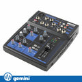 Mesa De Mistura 5 Canais Usb/Bt/Phantom Gemini - Tauu,pt