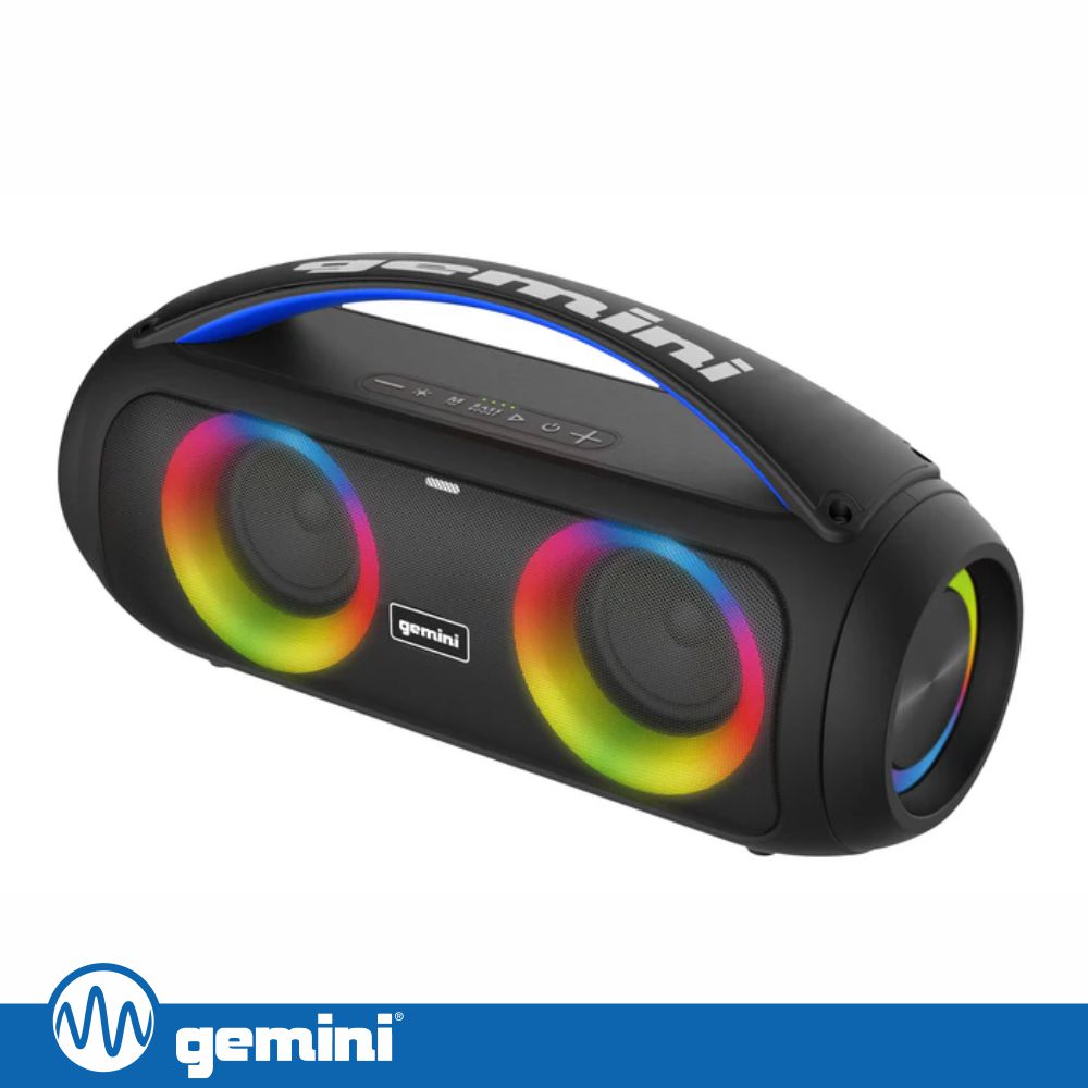 Coluna Bluetooth 50W Bt/Usb/Sd/Fm/Aux/Tws Ipx5 Gemini - Tauu.pt