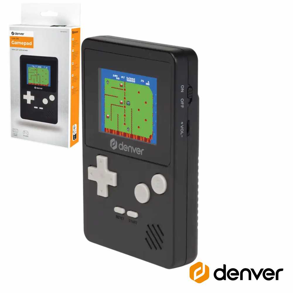 Consola De Jogos Compacta C/ Tela 2.8" E 150 Jogos Denver - Tauu.pt