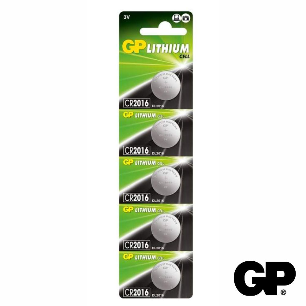 Pilha Lithium Botão Cr2016 3V 90Ma 5X Blister Gp - Tauu.pt