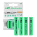 Pilha Recarregável Aaa 1,2V 950Ma 4X Blister Green Cell - Tauu,pt