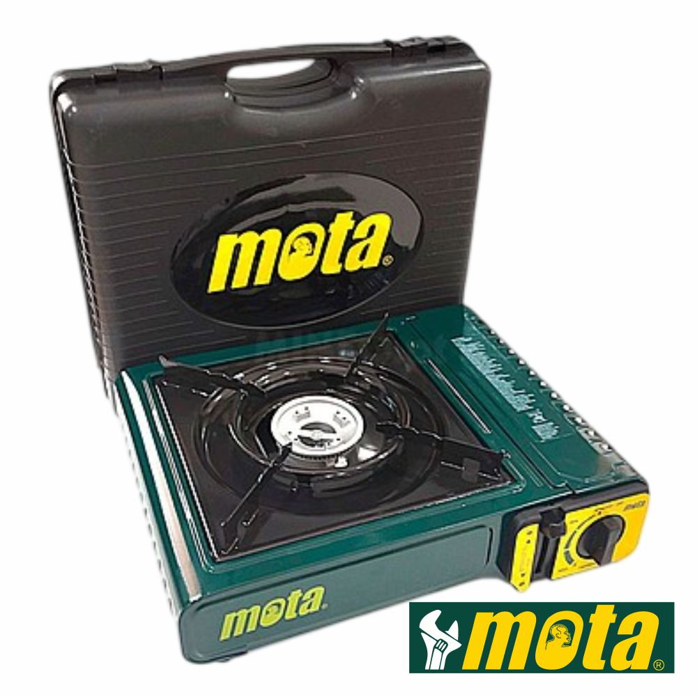 Fogão Gás Portátil Verde 2100W Mota - Tauu.pt