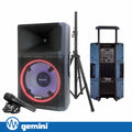 Coluna Amplificada 15" 2200W Usb/Sd/Aux/Bt/Tws Gemini - Tauu.pt