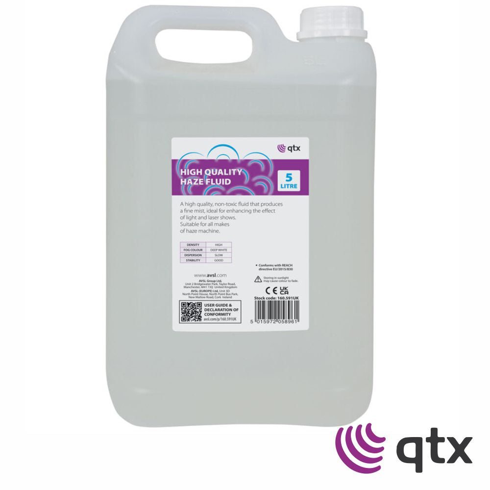 Líquido De Névoa Haze Alta Qualidade 5L Qtx - Tauu.pt