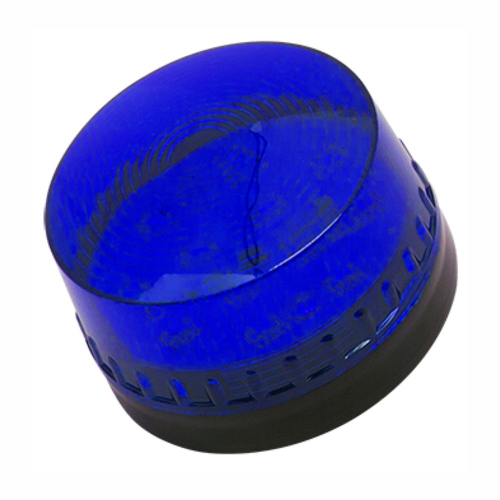 Sinalizador Led Intermitente Azul 12V Ø72,8X63Mm - Tauu,pt