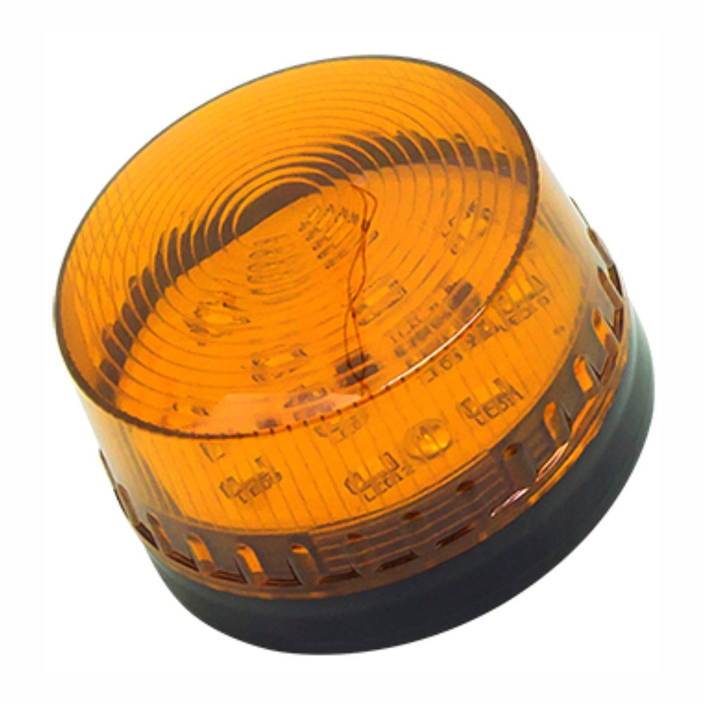 Sinalizador Led Intermitente Laranja 12V Ø72,8X63Mm - Tauu,pt