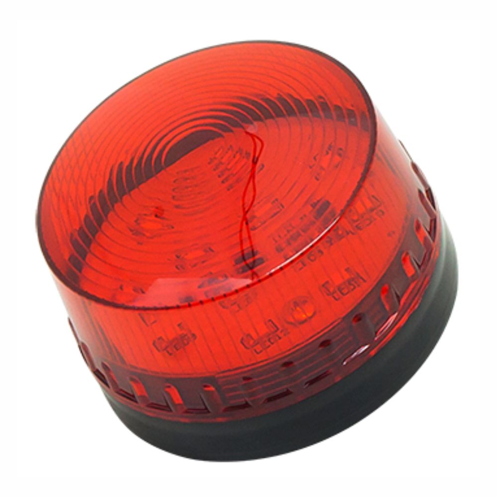 Sinalizador Led Intermitente Vermelho 12V Ø72,8X63Mm - Tauu,pt