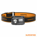 Lanterna De Cabeça 5W 350Lm Ip44 Superfire - Tauu,pt