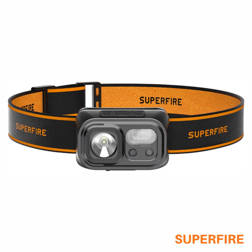 Lanterna De Cabeça 5W 350Lm Ip44 Superfire - Tauu,pt