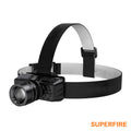 Lanterna De Cabeça 3W 150Lm Ip32 Zoom Superfire - Tauu.pt