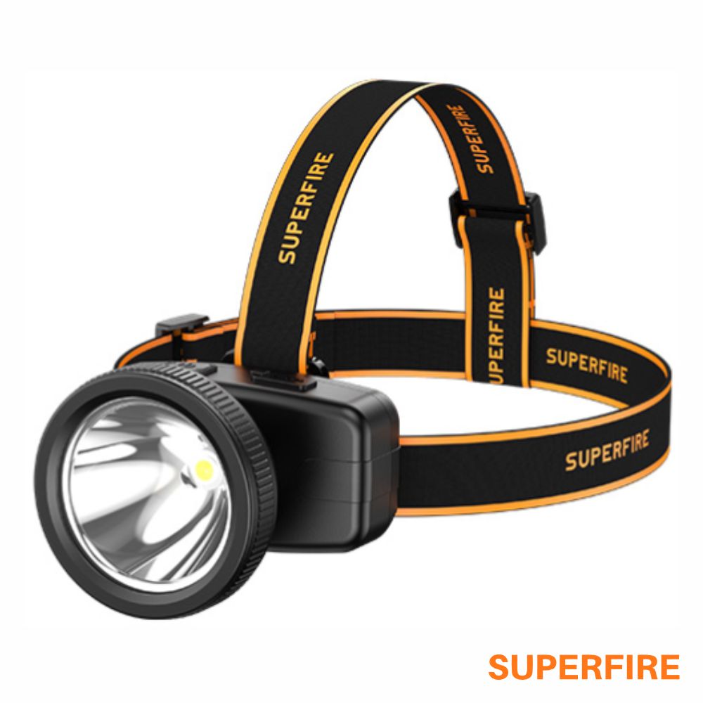 Lanterna De Cabeça 5W 350Lm Ip42 Superfire - Tauu.pt