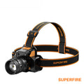 Lanterna De Cabeça 10W 350Lm Ip44 Zoom Superfire - Tauu.pt