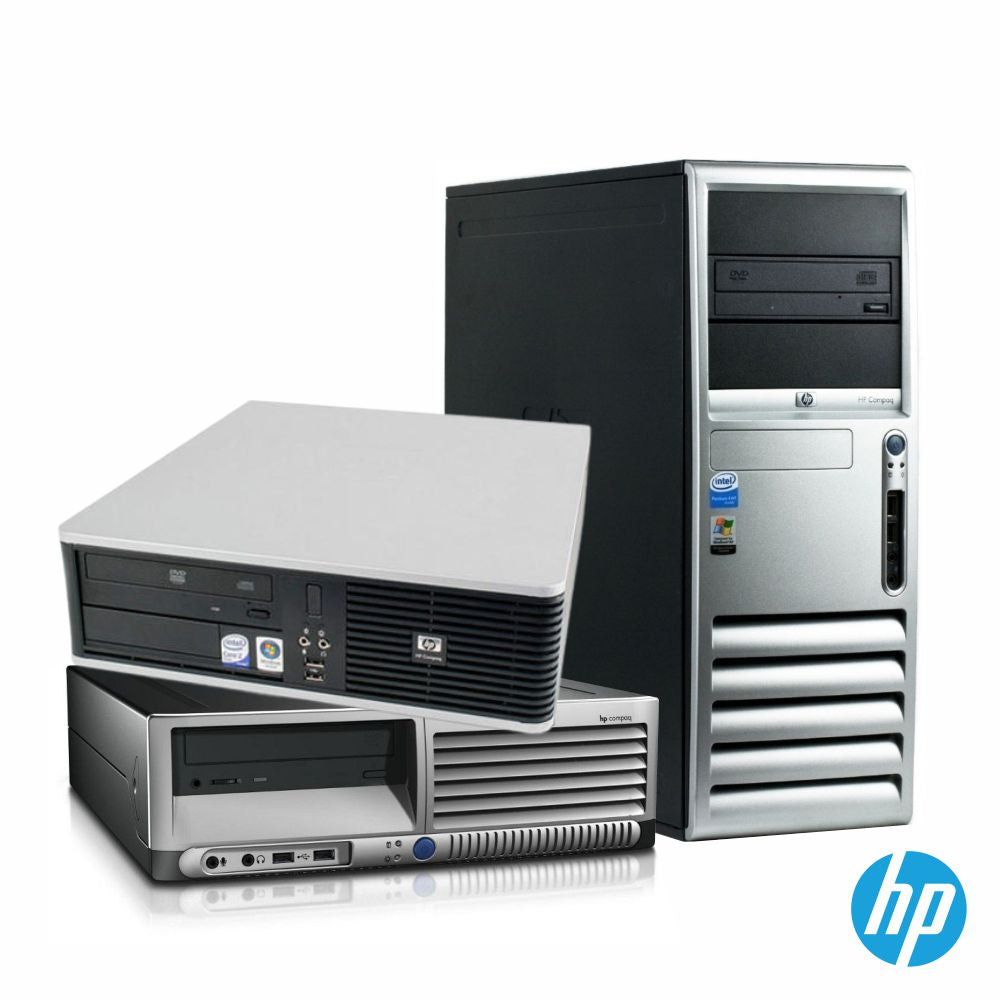 Desktop Hp Core2Duo 4Gb 250Gb Win7 Recondicionado - Tauu,pt
