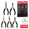 Conjunto De Alicates Electricista 5X Toolland - Tauu.pt