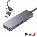 Hub Usb-C / Usb-A P/ 4Xusb-A 3,0 Prok - Tauu,pt