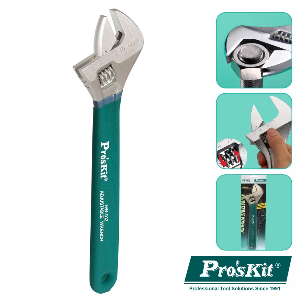 Chave Inglesa 12" 300Mm Proskit - Tauu,pt